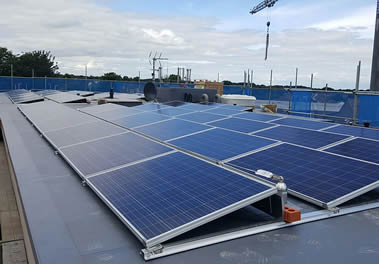 Solar panels installation - commercial